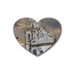 Exterior Facade Antique Colonial Church Olinda Brazil Heart Coaster (4 pack) 