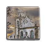 Exterior Facade Antique Colonial Church Olinda Brazil Memory Card Reader (Square)