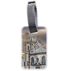 Exterior Facade Antique Colonial Church Olinda Brazil Luggage Tags (Two Sides) from ArtsNow.com Front