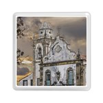 Exterior Facade Antique Colonial Church Olinda Brazil Memory Card Reader (Square) 