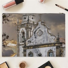 Exterior Facade Antique Colonial Church Olinda Brazil Cosmetic Bag (XXL)  from ArtsNow.com Back