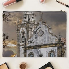 Exterior Facade Antique Colonial Church Olinda Brazil Cosmetic Bag (XXXL)  from ArtsNow.com Back