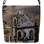 Exterior Facade Antique Colonial Church Olinda Brazil Flap Messenger Bag (S)