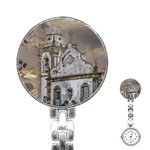 Exterior Facade Antique Colonial Church Olinda Brazil Stainless Steel Nurses Watch