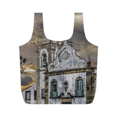 Exterior Facade Antique Colonial Church Olinda Brazil Full Print Recycle Bags (M)  from ArtsNow.com Front