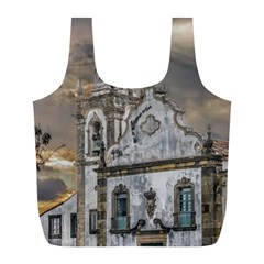 Exterior Facade Antique Colonial Church Olinda Brazil Full Print Recycle Bags (L)  from ArtsNow.com Front