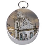 Exterior Facade Antique Colonial Church Olinda Brazil Silver Compasses