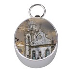 Exterior Facade Antique Colonial Church Olinda Brazil Mini Silver Compasses