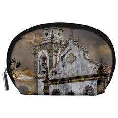 Exterior Facade Antique Colonial Church Olinda Brazil Accessory Pouches (Large)  from ArtsNow.com Front
