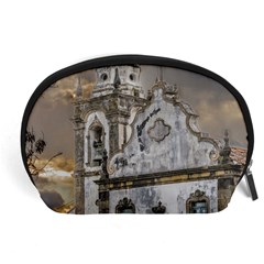 Exterior Facade Antique Colonial Church Olinda Brazil Accessory Pouches (Large)  from ArtsNow.com Front