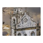 Exterior Facade Antique Colonial Church Olinda Brazil Double Sided Flano Blanket (Mini) 