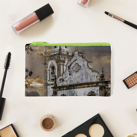 Exterior Facade Antique Colonial Church Olinda Brazil Cosmetic Bag (XS) from ArtsNow.com Front