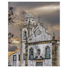 Exterior Facade Antique Colonial Church Olinda Brazil Drawstring Pouches (Extra Large) from ArtsNow.com Front