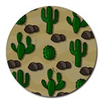 Cactuses Round Mousepads