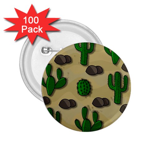 Cactuses 2.25  Buttons (100 pack)  from ArtsNow.com Front