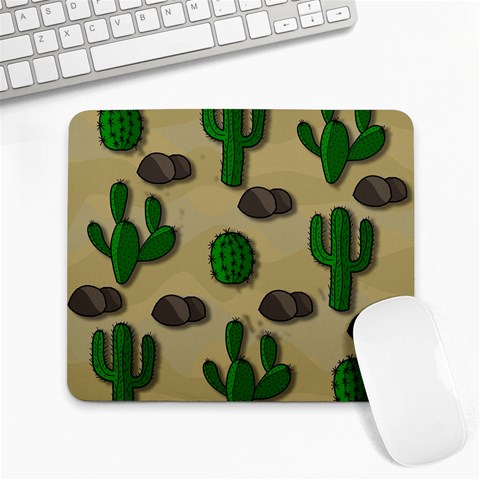 Cactuses Large Mousepads from ArtsNow.com Front