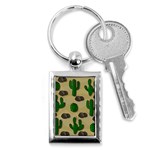 Cactuses Key Chains (Rectangle) 