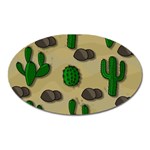 Cactuses Oval Magnet