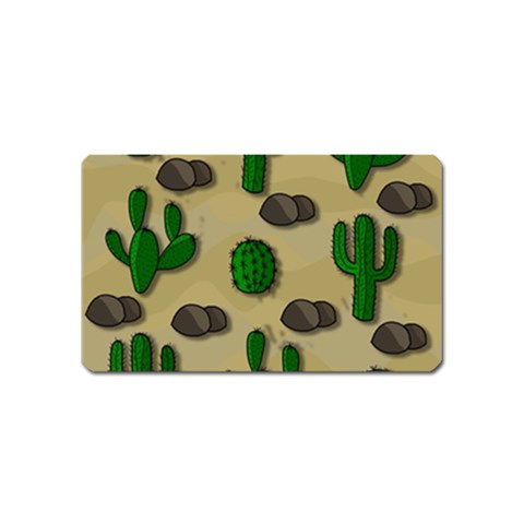 Cactuses Magnet (Name Card) from ArtsNow.com Front