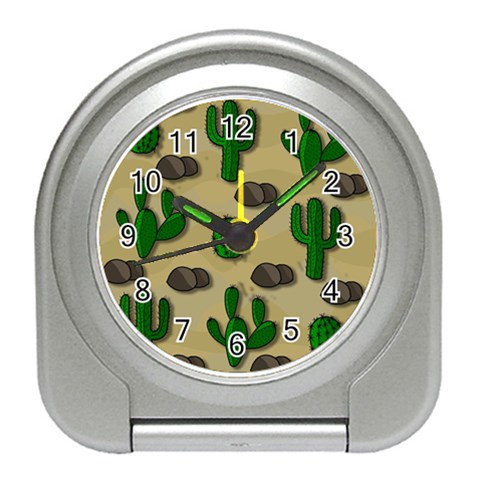 Cactuses Travel Alarm Clocks from ArtsNow.com Front