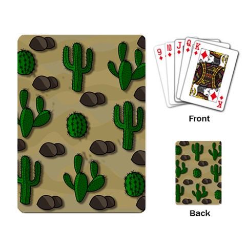 Cactuses Playing Card from ArtsNow.com Back