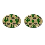 Cactuses Cufflinks (Oval)