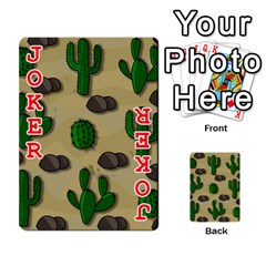 Cactuses Playing Cards 54 Designs  from ArtsNow.com Front - Joker2