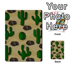 Cactuses Playing Cards 54 Designs  from ArtsNow.com Back