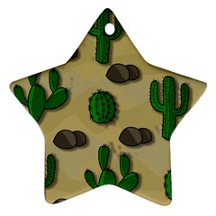 Cactuses Star Ornament (Two Sides)  from ArtsNow.com Front