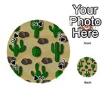 Cactuses Playing Cards 54 (Round) 