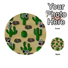 Queen Cactuses Playing Cards 54 (Round)  from ArtsNow.com Front - SpadeQ