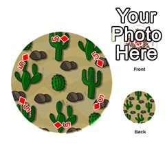 Cactuses Playing Cards 54 (Round)  from ArtsNow.com Front - Diamond5