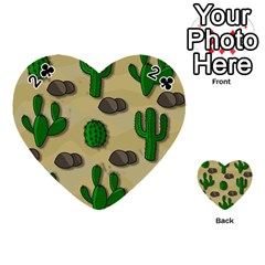 Cactuses Playing Cards 54 (Heart)  from ArtsNow.com Front - Club2