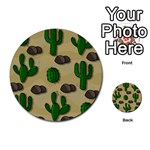 Cactuses Multi-purpose Cards (Round) 