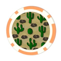 Cactuses Poker Chip Card Guards (10 pack)  from ArtsNow.com Front