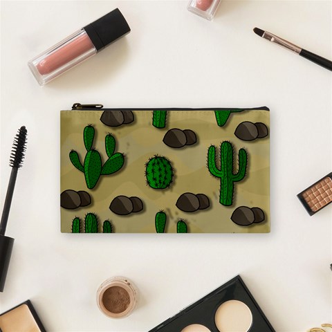Cactuses Cosmetic Bag (Small)  from ArtsNow.com Front