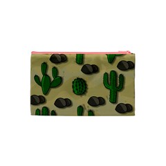 Cactuses Cosmetic Bag (Small)  from ArtsNow.com Back