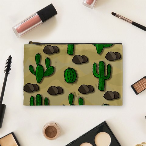 Cactuses Cosmetic Bag (Medium)  from ArtsNow.com Front