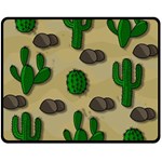 Cactuses Fleece Blanket (Medium) 