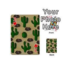 Cactuses Playing Cards 54 (Mini)  from ArtsNow.com Front - Heart2