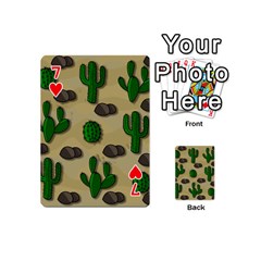 Cactuses Playing Cards 54 (Mini)  from ArtsNow.com Front - Heart7