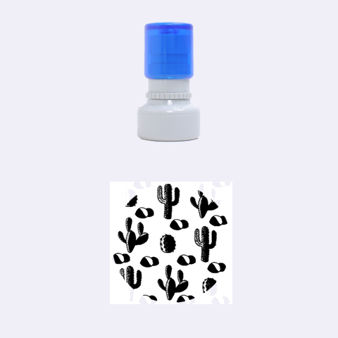 Cactuses Rubber Round Stamps (Small) from ArtsNow.com 1.12 x1.12  Stamp