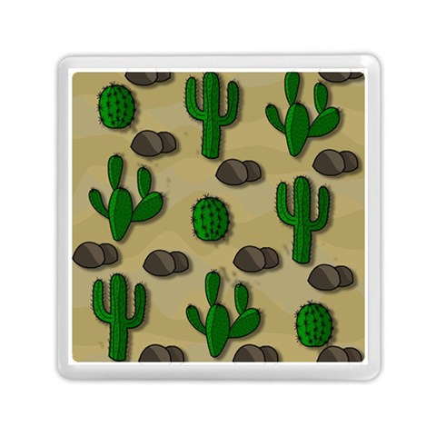 Cactuses Memory Card Reader (Square)  from ArtsNow.com Front