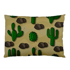 Cactuses Pillow Case (Two Sides) from ArtsNow.com Back