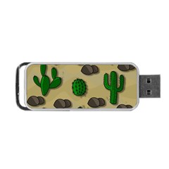 Cactuses Portable USB Flash (Two Sides) from ArtsNow.com Front