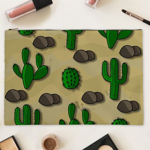 Cactuses Cosmetic Bag (XXL)  from ArtsNow.com Front