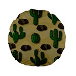 Cactuses Standard 15  Premium Round Cushions