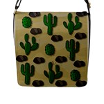 Cactuses Flap Messenger Bag (L) 