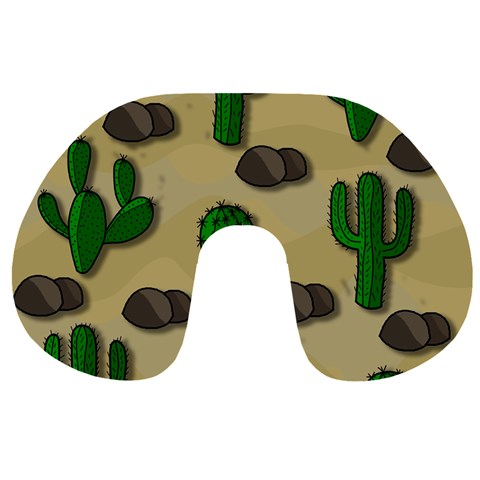 Cactuses Travel Neck Pillows from ArtsNow.com Front