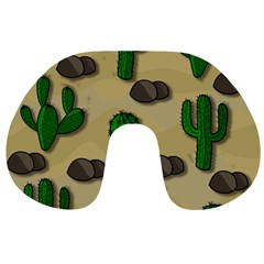 Cactuses Travel Neck Pillows from ArtsNow.com Front